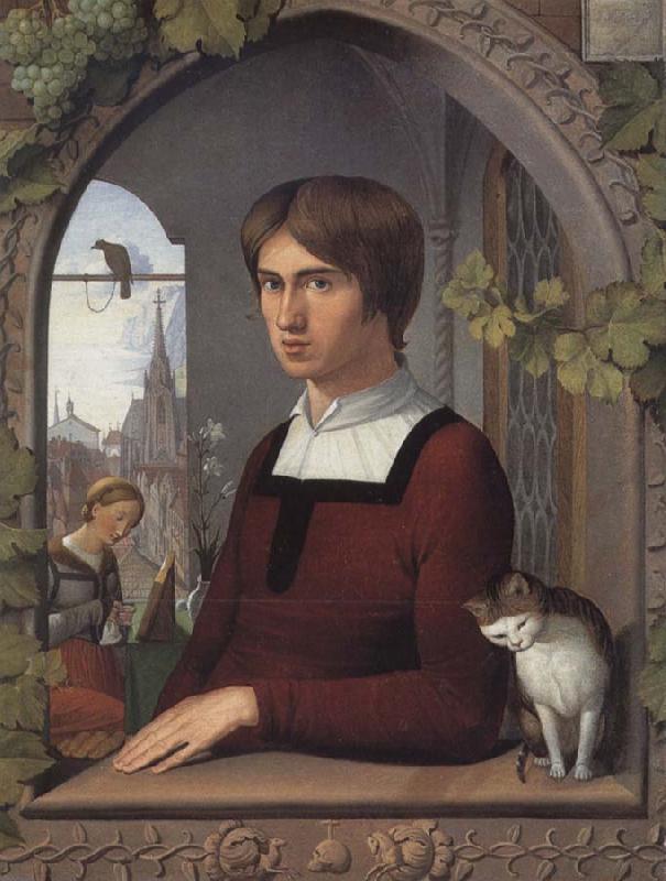 Friedrich overbeck Portrait of the Painter Franz Pforr Germany oil painting art